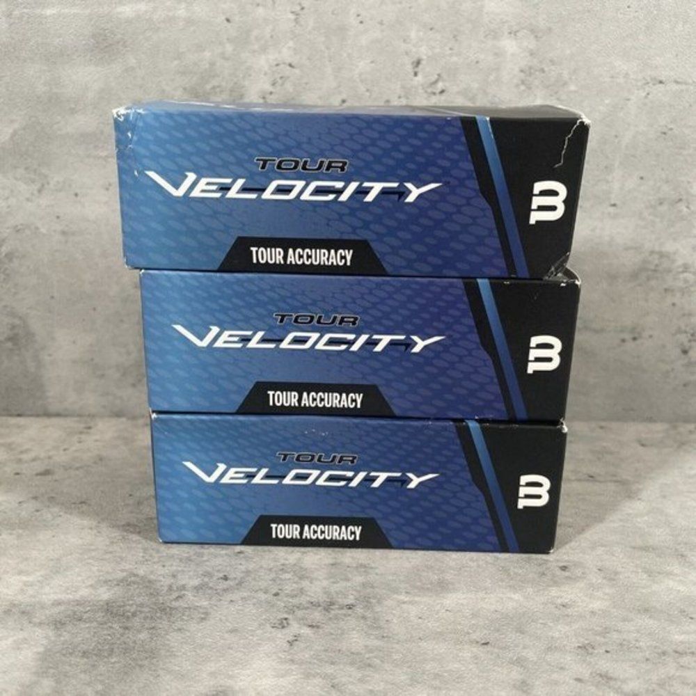 Wilson Tour Velocity Accuracy Golf Balls, White 3 Pack (9 Balls) WGWR73000 - Picture 2 of 3